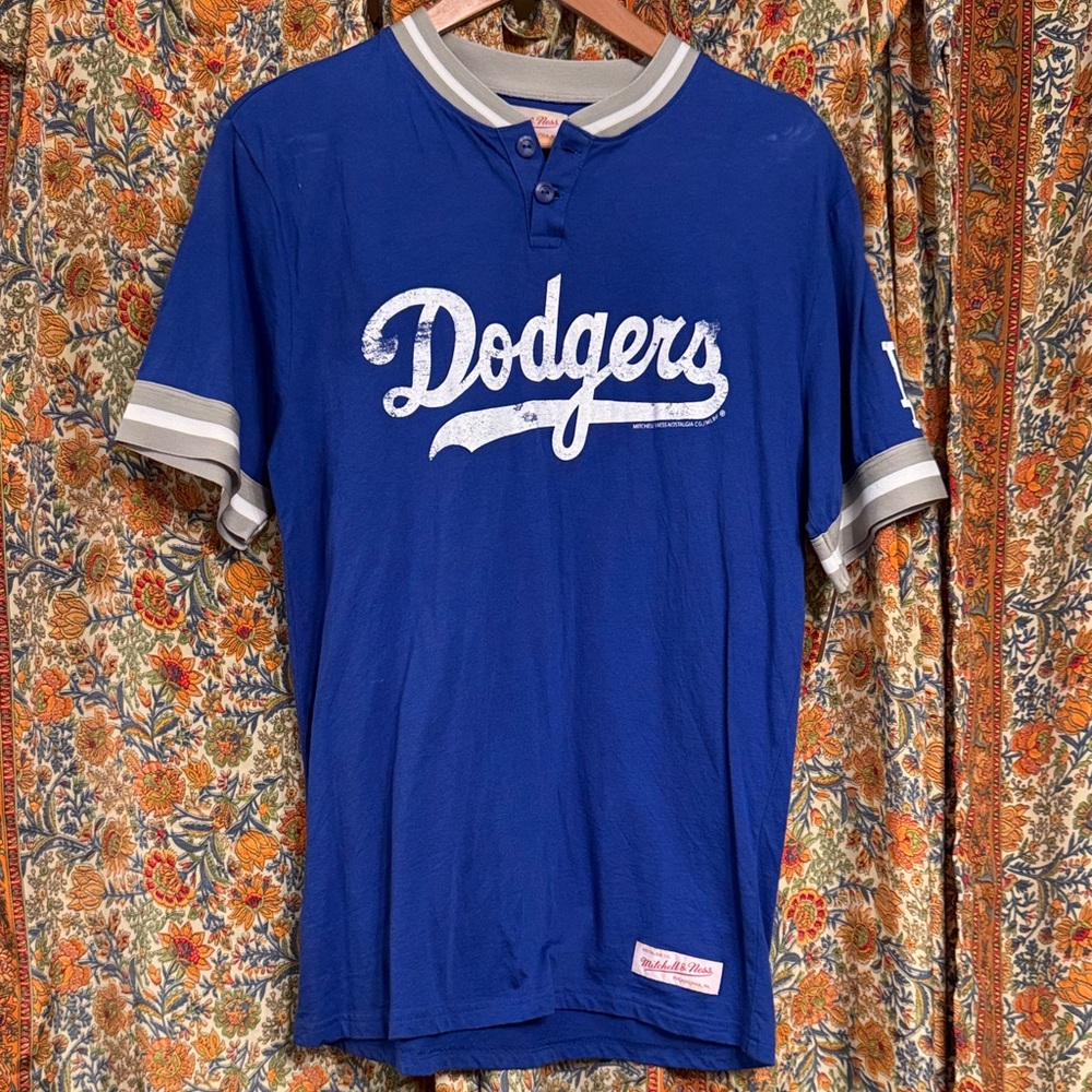 Mitchell & Ness Royal Blue Dodgers Jersey